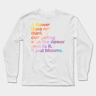 A Flower Long Sleeve T-Shirt